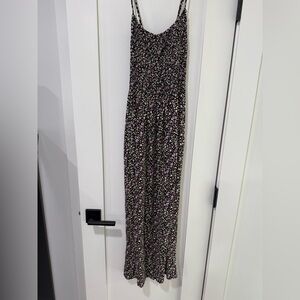 Salt water luxe Floral Spaghetti Strap Midi Dress